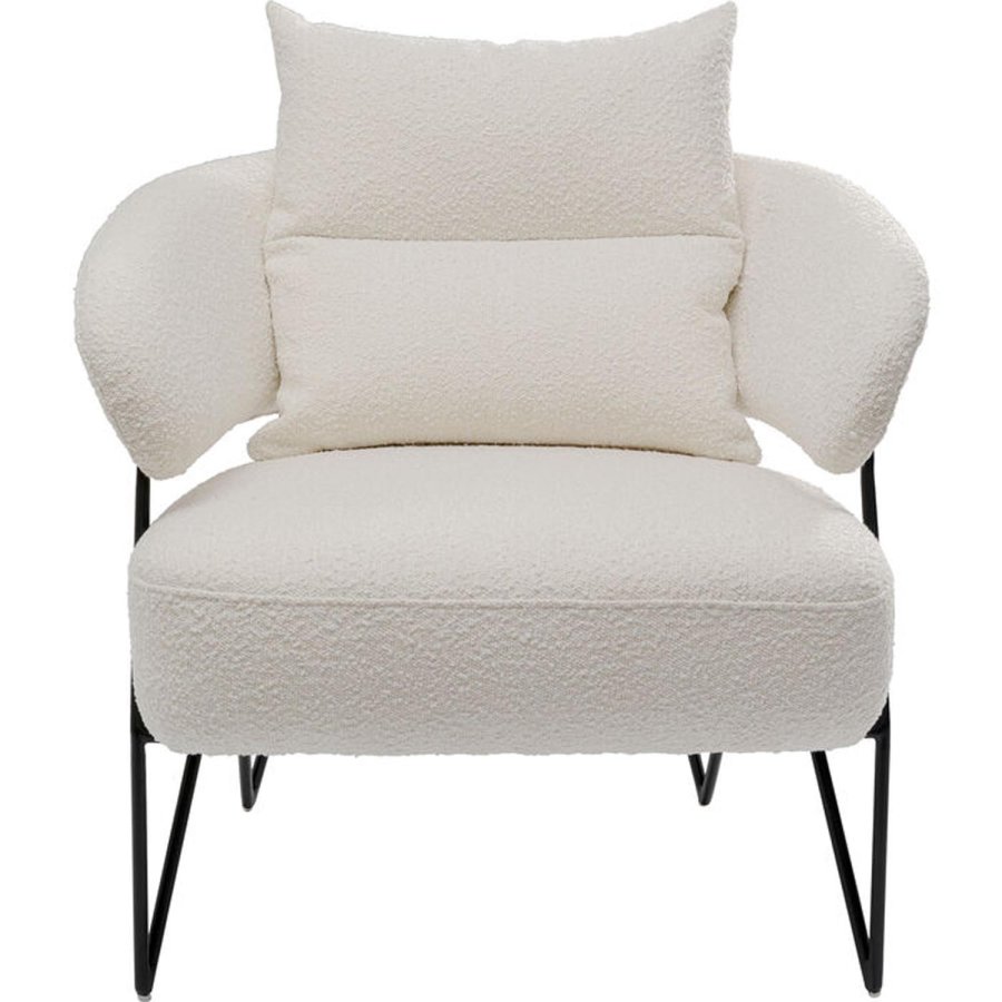 KARE DESIGN Armchair Peppo White