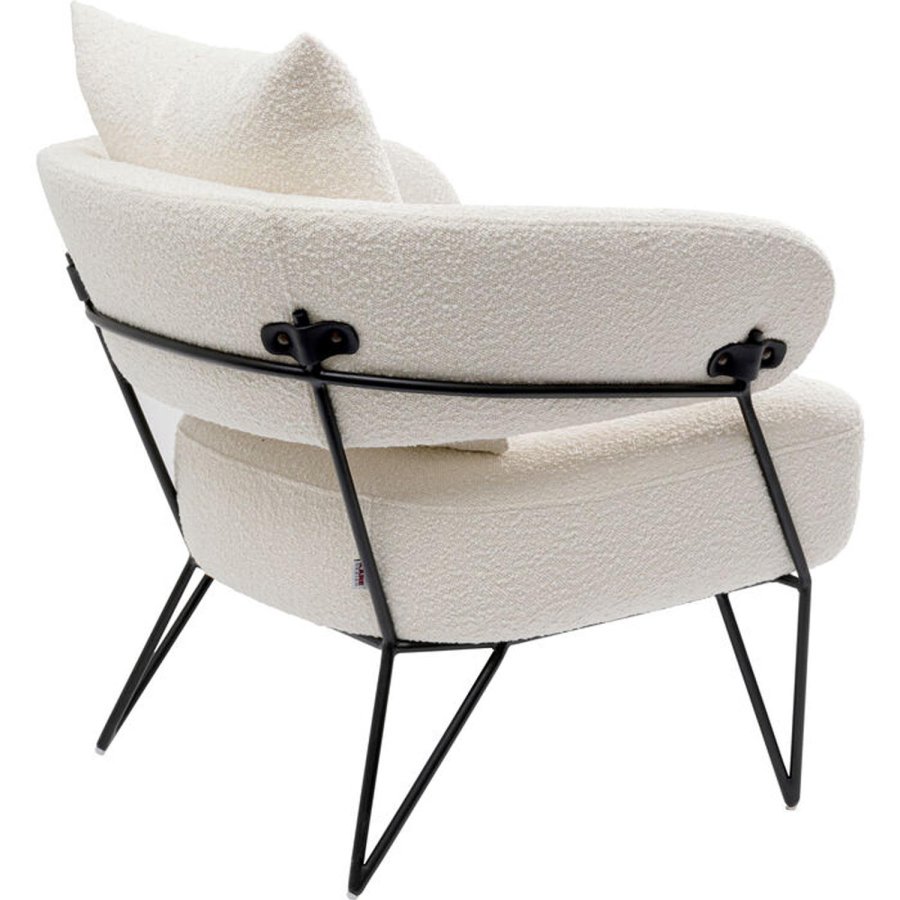 KARE DESIGN Armchair Peppo White