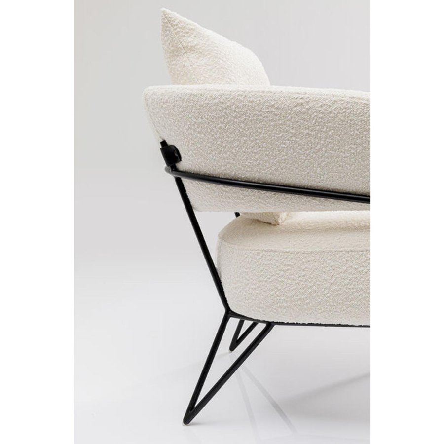 KARE DESIGN Armchair Peppo White