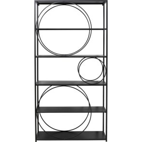 KARE DESIGN Shelf Circle reol, rektangulr - sort stl