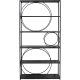 KARE DESIGN Shelf Circle reol, rektangulr - sort stl