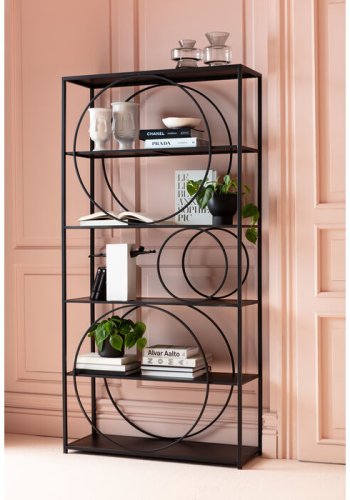 KARE DESIGN Shelf Circle reol, rektangulr - sort stl