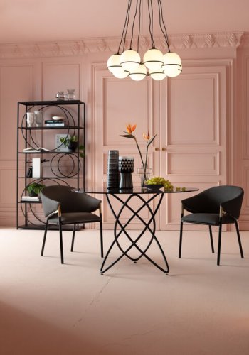 KARE DESIGN Shelf Circle reol, rektangulr - sort stl