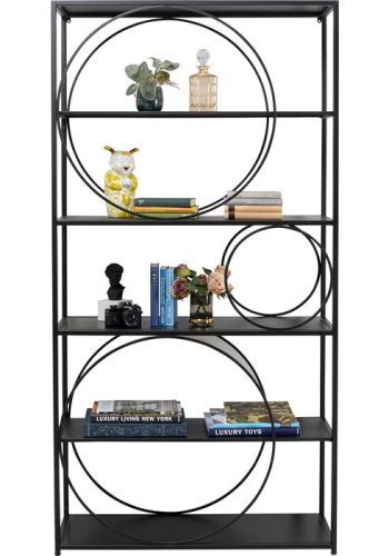 KARE DESIGN Shelf Circle reol, rektangulr - sort stl