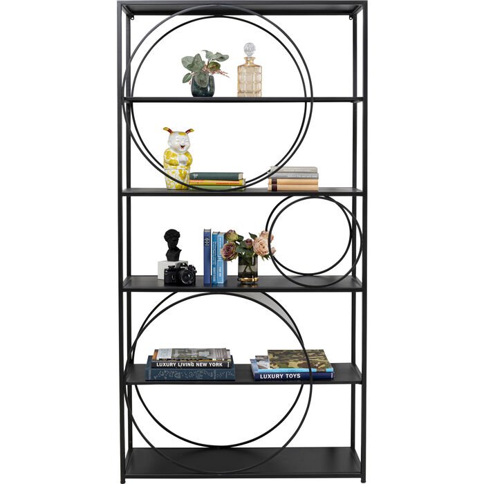 KARE DESIGN Shelf Circle reol, rektangulr - sort stl
