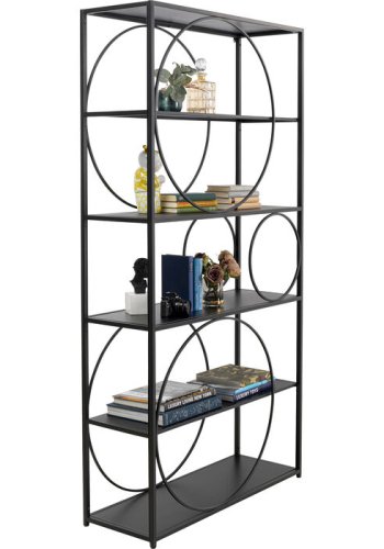 KARE DESIGN Shelf Circle reol, rektangulr - sort stl