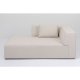 KARE DESIGN Infinity Ottomane Elements Cream Left 182cm