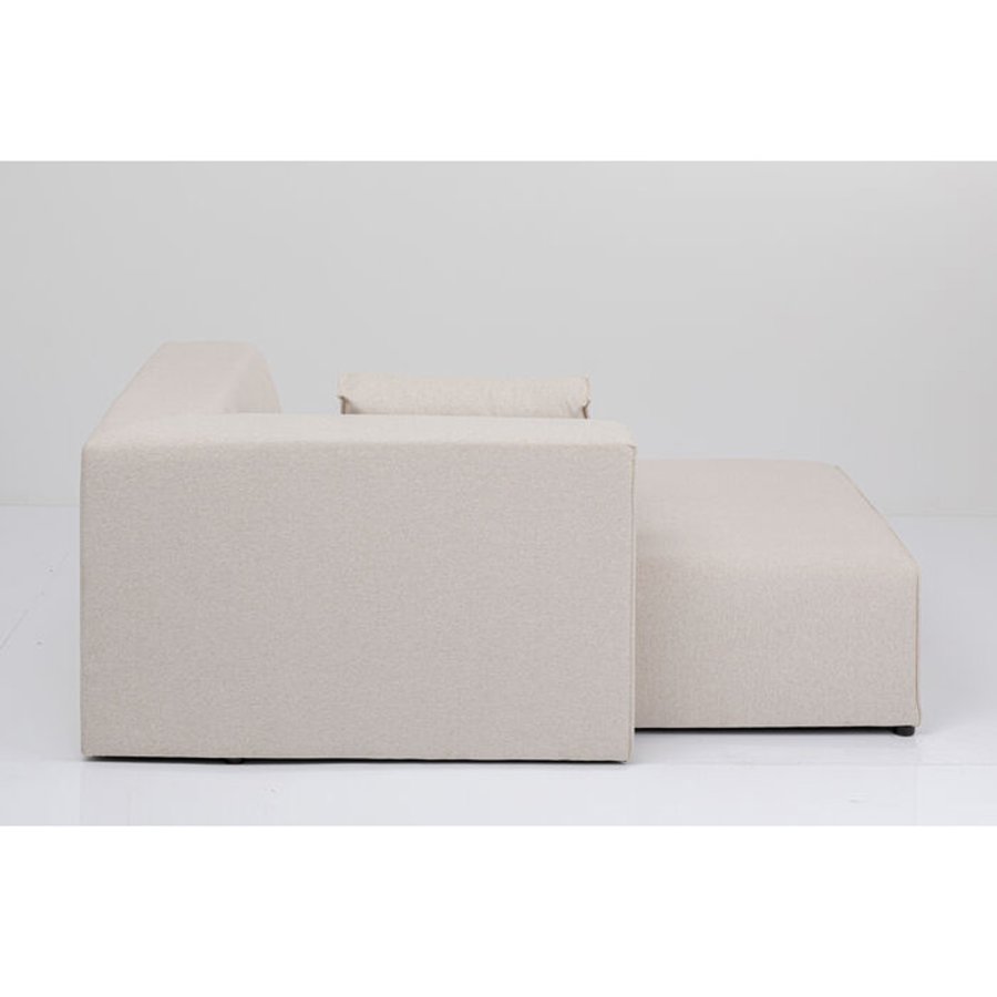 KARE DESIGN Infinity Ottomane Elements Cream Left 182cm