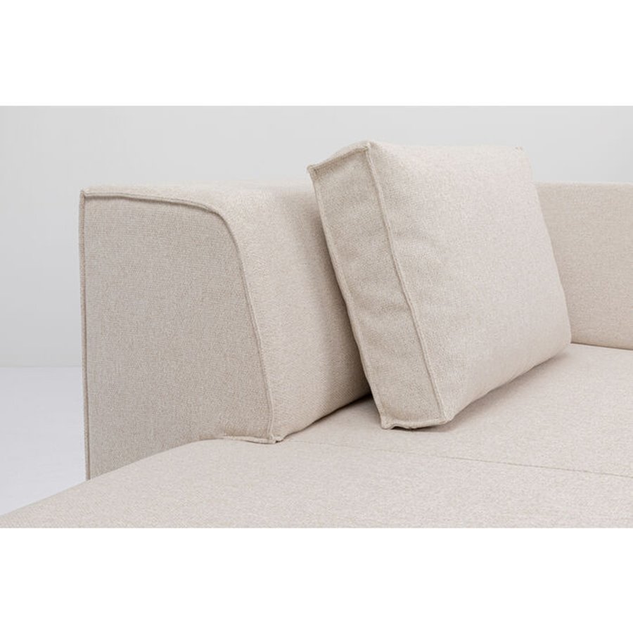 KARE DESIGN Infinity Ottomane Elements Cream Left 182cm