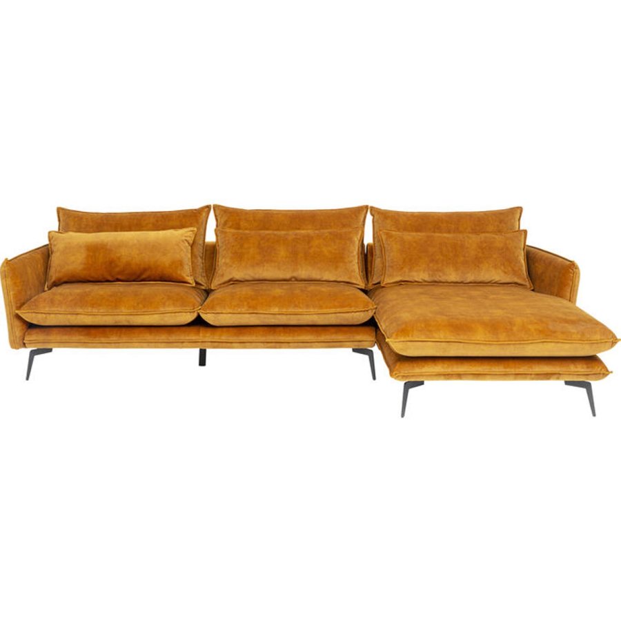KARE DESIGN Corner Sofa Monza Right Curry 296cm