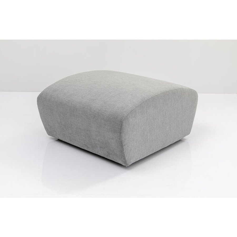 KARE DESIGN Lucca Pouff Grey 76cm