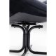KARE DESIGN Oscar Velvet Black drejestol, m. armln - sort fljl polyester og stl