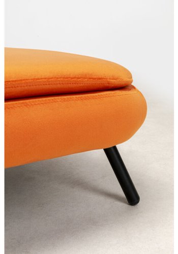 KARE DESIGN Diva Orange kat/hund seng - orange og multifarvet fljl polyester og stl