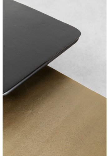 KARE DESIGN Diego sidebord - messing/bronze aluminium  og stl (st af 2)