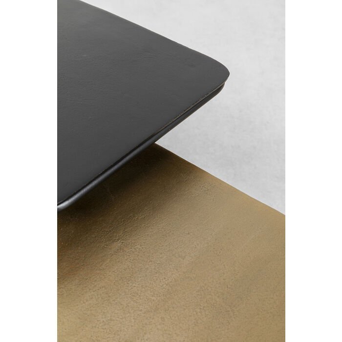KARE DESIGN Diego sidebord - messing/bronze aluminium  og stl (st af 2)