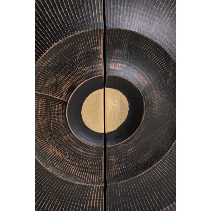 KARE DESIGN Madeira sknk, m. 2 lger og 1 hylde - MDF og gyldent stl (177x45)