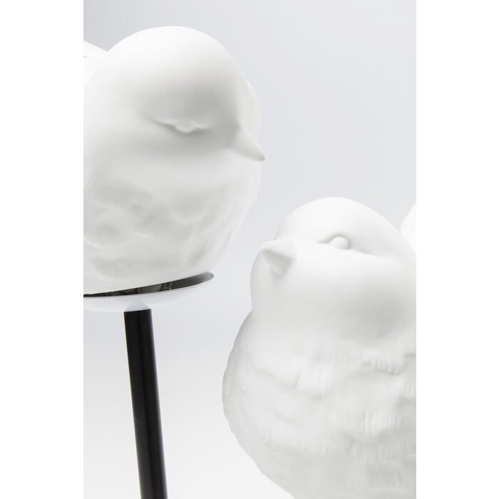 KARE DESIGN Animal Birds LED bordlampe - hvid porceln og beton