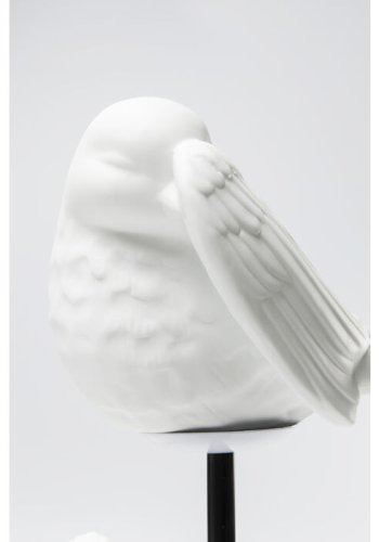 KARE DESIGN Animal Birds LED bordlampe - hvid porceln og beton