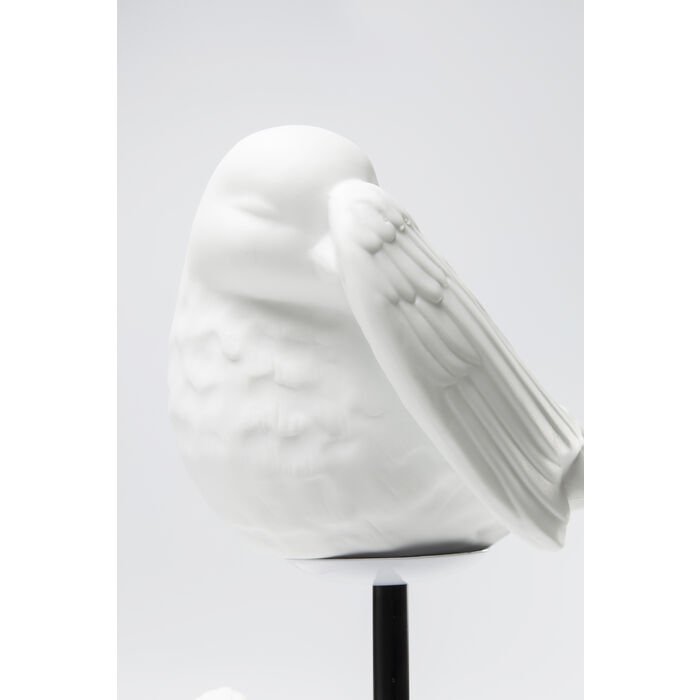KARE DESIGN Animal Birds LED bordlampe - hvid porceln og beton
