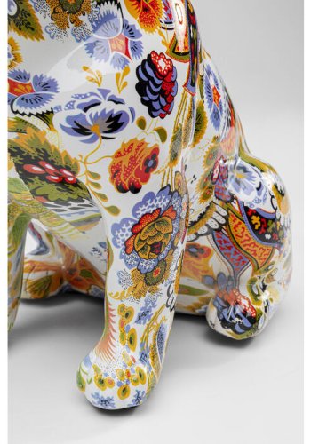 KARE DESIGN Fransk bulldog figur - multifarvet polyresin