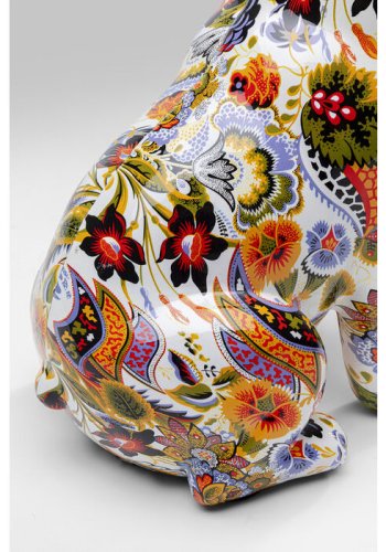 KARE DESIGN Fransk bulldog figur - multifarvet polyresin