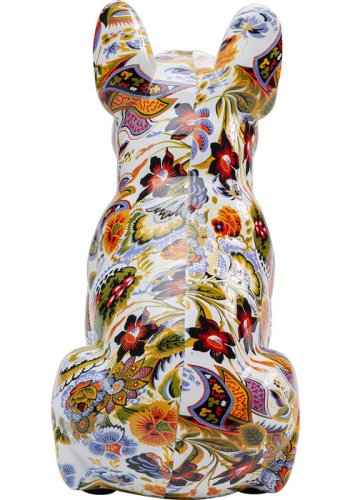 KARE DESIGN Fransk bulldog figur - multifarvet polyresin