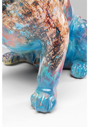 KARE DESIGN Hund med solbriller figur - multifarvet polyresin