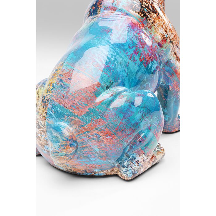 KARE DESIGN Hund med solbriller figur - multifarvet polyresin