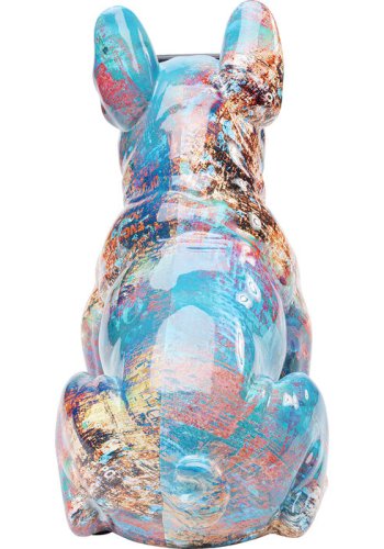 KARE DESIGN Hund med solbriller figur - multifarvet polyresin