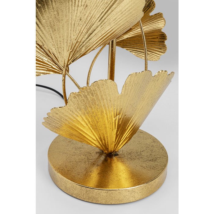 KARE DESIGN Flores bordlampe - bomuld og guld stl