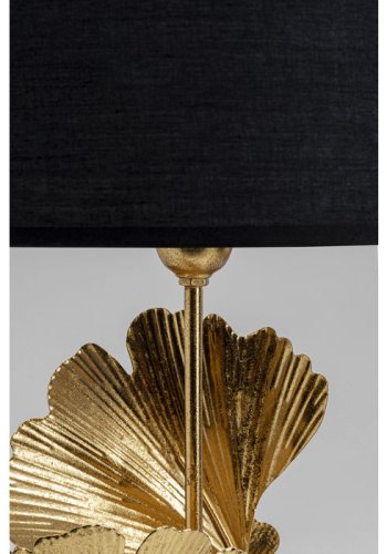 KARE DESIGN Flores bordlampe - bomuld og guld stl