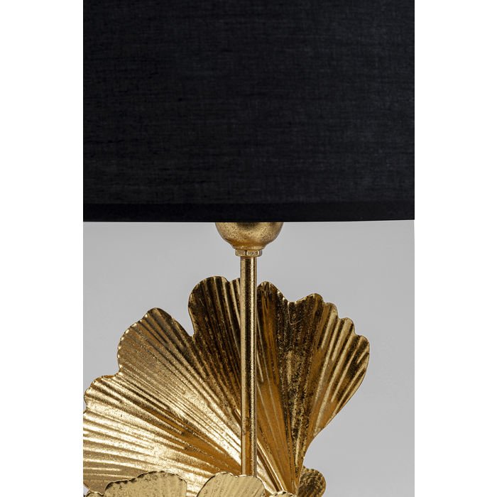 KARE DESIGN Flores bordlampe - bomuld og guld stl