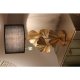 KARE DESIGN Flores bordlampe - bomuld og guld stl