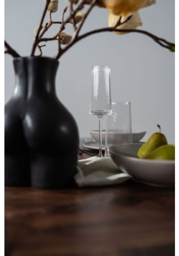 KARE DESIGN Riffle champagneglas, m. riller - klar glas (H:25)