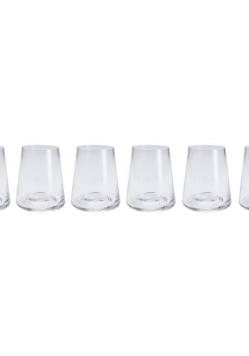 KARE DESIGN Tumbler Riffle drikkeglas, m. riller - klar glas (H:11)