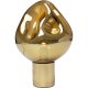KARE DESIGN Dough bordlampe, rund - guld glas og messing stl (H:38)