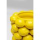 KARE DESIGN Lemon Juice vase, cylinder - gul porceln (H:43cm)