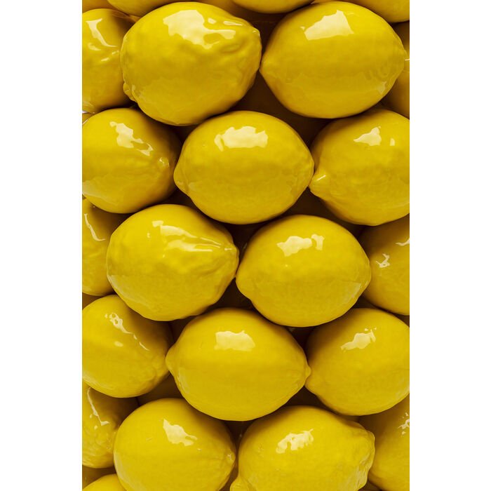 KARE DESIGN Lemon Juice vase, cylinder - gul porceln (H:43cm)