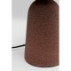 KARE DESIGN Bollie bordlampe - klar glas og rd beton cement