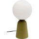 KARE DESIGN Bollie bordlampe - klar glas og grn beton cement