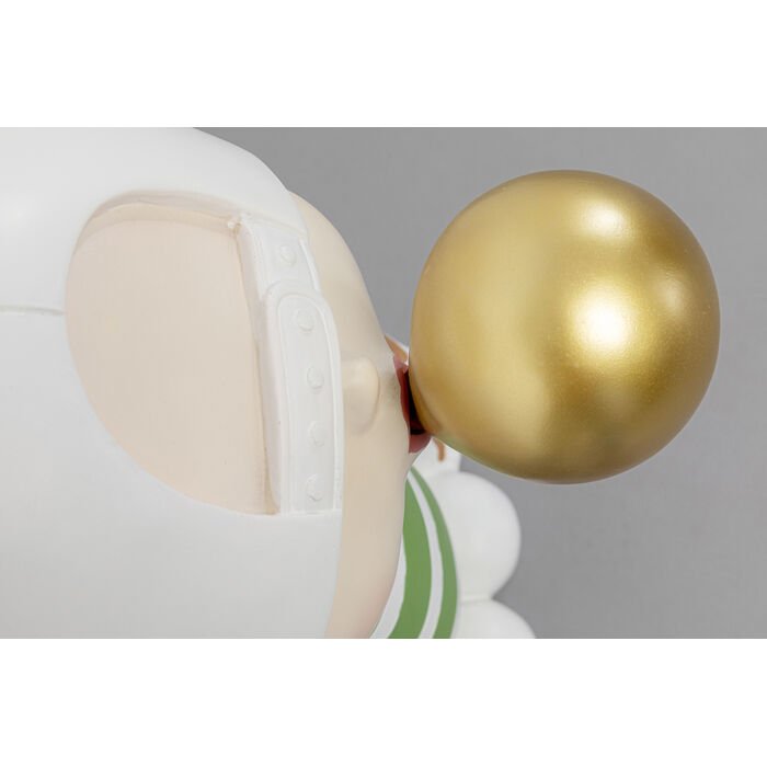 KARE DESIGN Bubble Boy figur - grn og hvid polyresin (H:82cm)