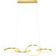 KARE DESIGN Galaxy loftlampe, LED, dmpbar, hjdejusterbar - guld aluminium og messing stl