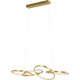 KARE DESIGN Galaxy loftlampe, LED, dmpbar, hjdejusterbar - guld aluminium og messing stl