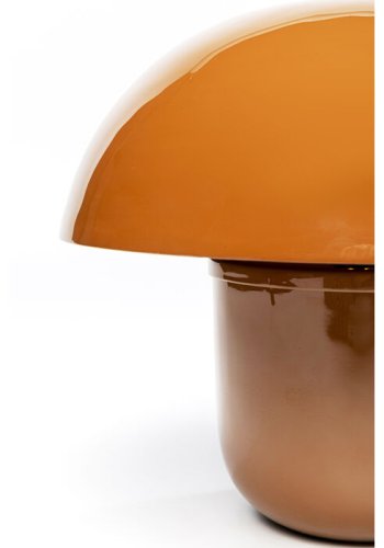 KARE DESIGN Mushroom bordlampe - brun emalje stl
