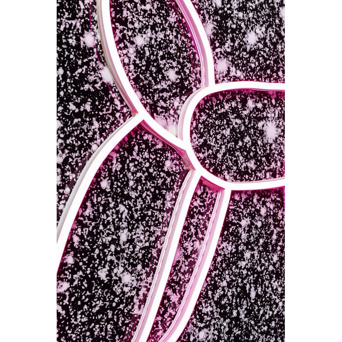 KARE DESIGN Balloon Dog glasbillede, m. LED lys og ramme - multifarvet akryl (80x80)