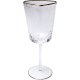 KARE DESIGN Hommage rdvinsglas, m. struktur og guldkant, hndlavet - klar glas (H:23,5)