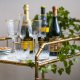 KARE DESIGN Hommage champagneglas, m. struktur og guldkant, hndlavet - klar glas (H:26)