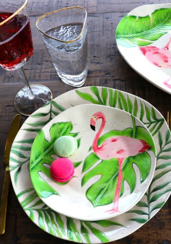 KARE DESIGN Hommage vandglas, m. struktur og guldkant, hndlavet - klar glas (H:14,3)