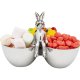 KARE DESIGN Bunny Tre skl - slv forniklet aluminium (H:18)