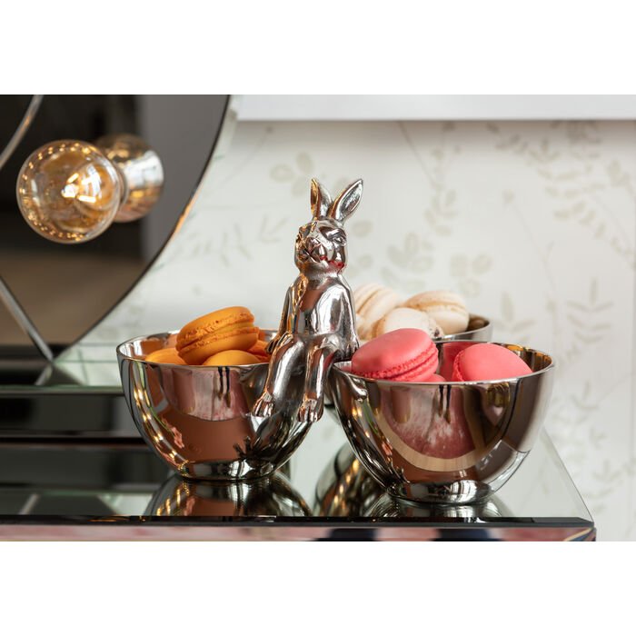 KARE DESIGN Bunny Tre skl - slv forniklet aluminium (H:18)